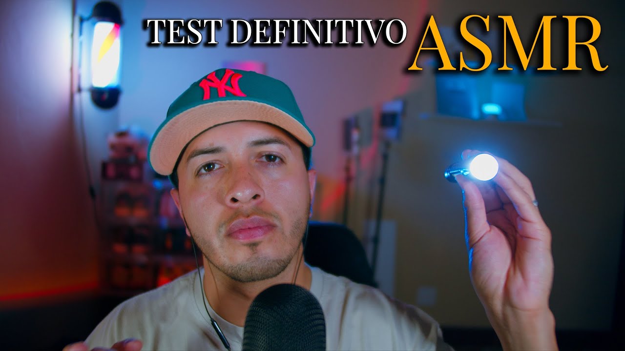 ASMR 💈 Examen de nervios craneales en la barbería