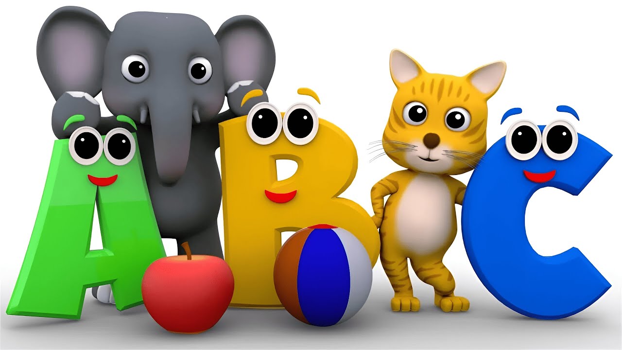 ABC Phonics Song with Two Words | A for Apple A for Alligator | Learn Alphabet Sounds for Kids