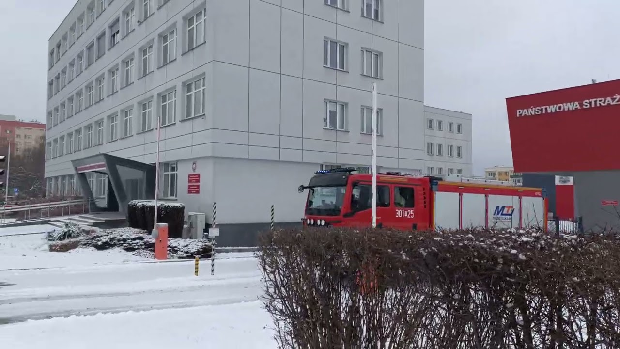  Wyjazd 301[T]25 - GCBA 5/42 MAN TGM 18.320/Moto Truck - JRG 1 Kielce do wypadku 
