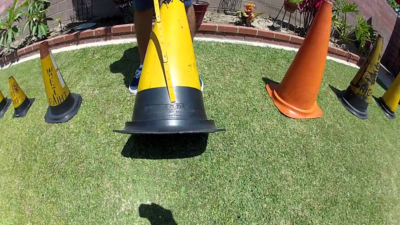 STEVES VINTAGE TRAFFIC BARRICADE CONES