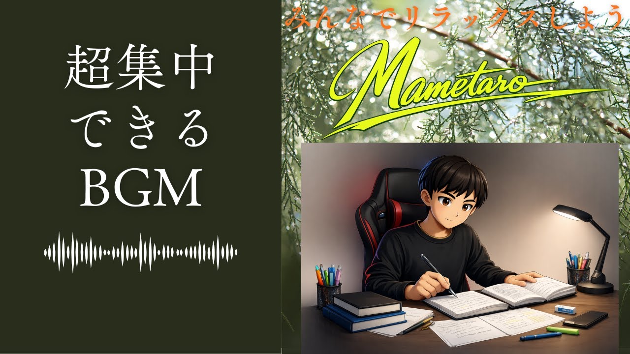 【超集中BGM】　LoFi Hiphop Radio - DJ まめたろう