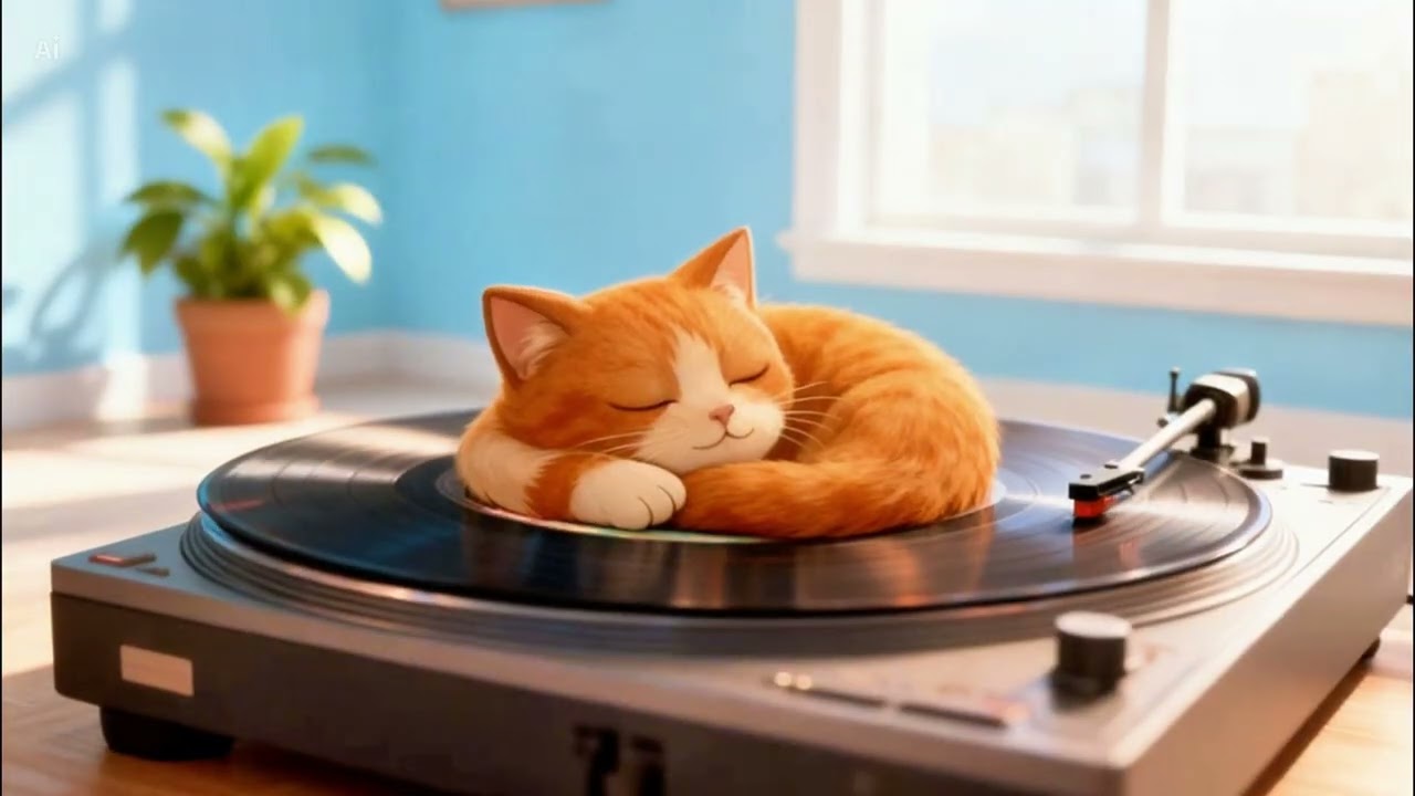 SLEEP & STUDY WITH LOFI 🐾 CALM CAT VIBES FOR DEEP FOCUS, RELAXATION & NIGHT AMBIENCE