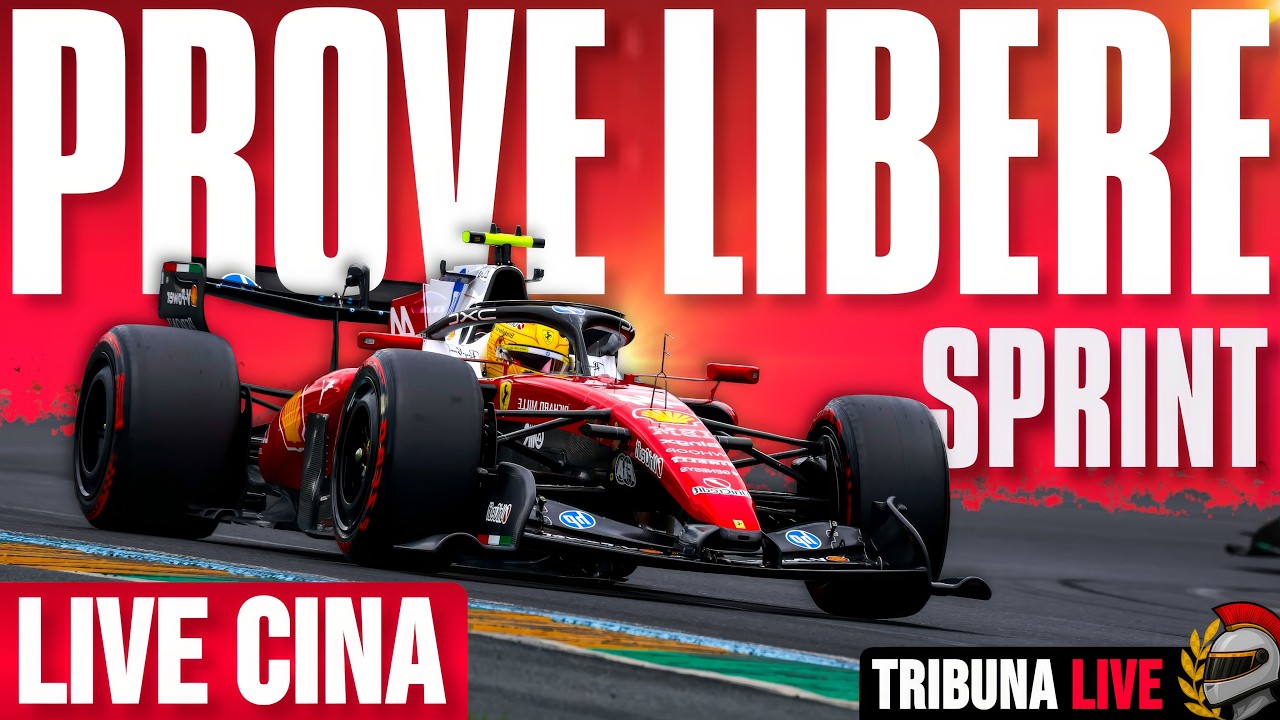 🔴LIVE F1🔴PROVE LIBERE CINA🔥FERRARI FA SUBITO SUL SERIO!