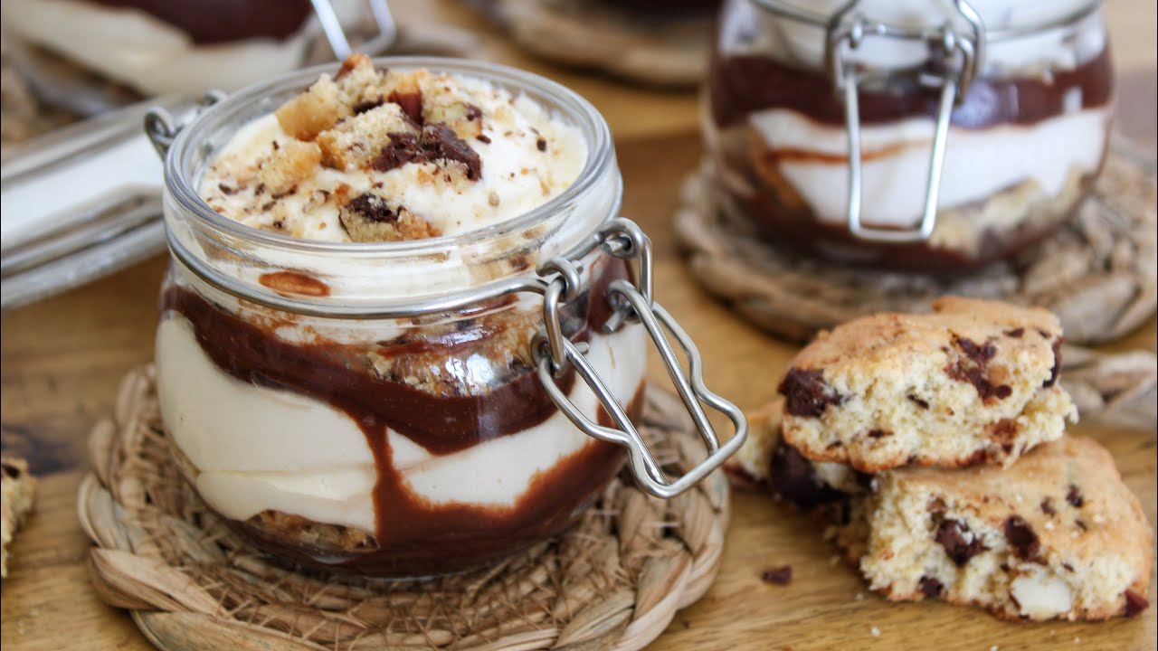 Verrines super gourmandes Cookies & Nutella