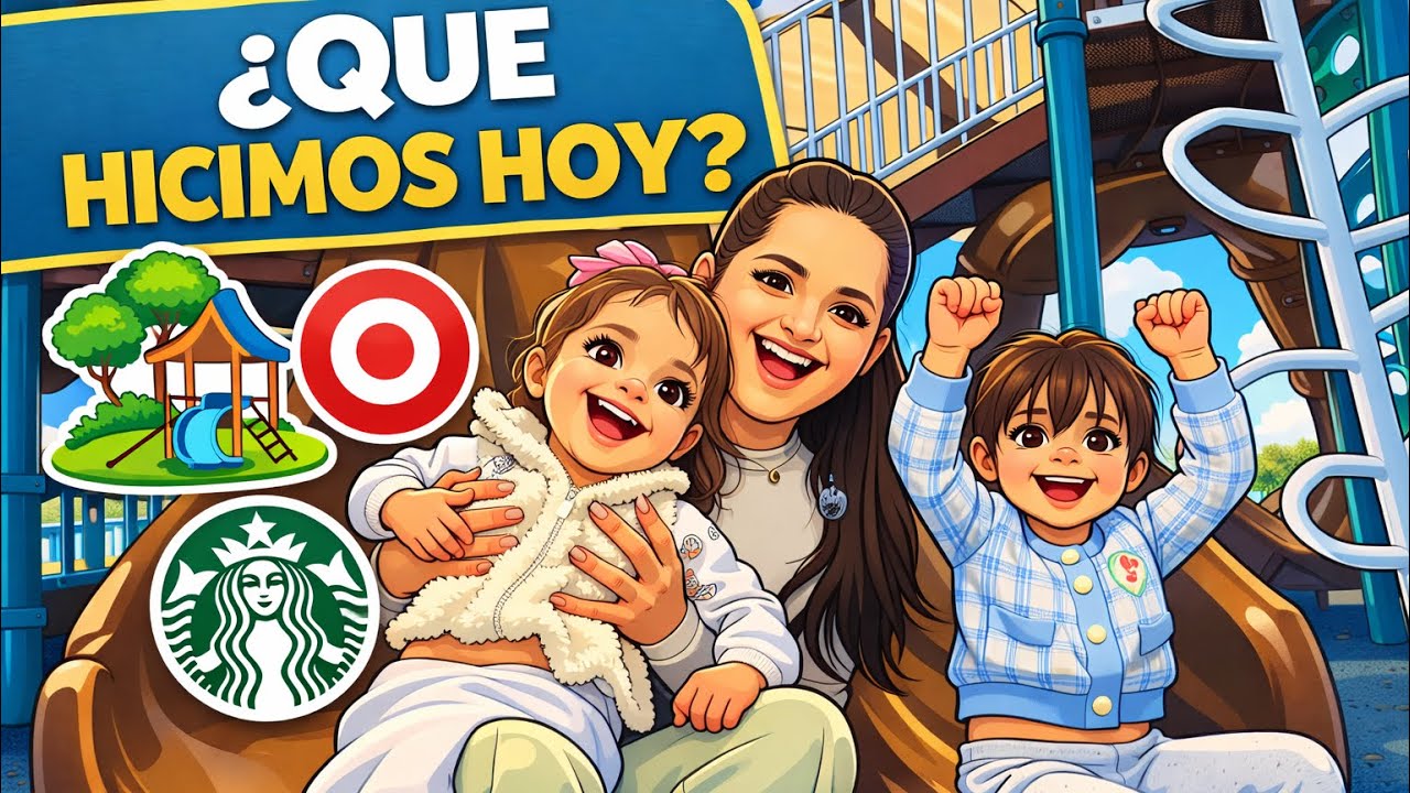 ¡Así fue nuestro día ! parque, Starbucks y slime… nadie vio venir esto 😱☕