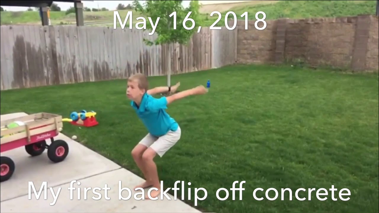 My Backflip Progression