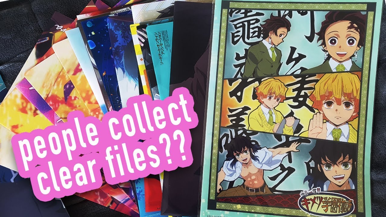 My clear file collection! | hobbykr