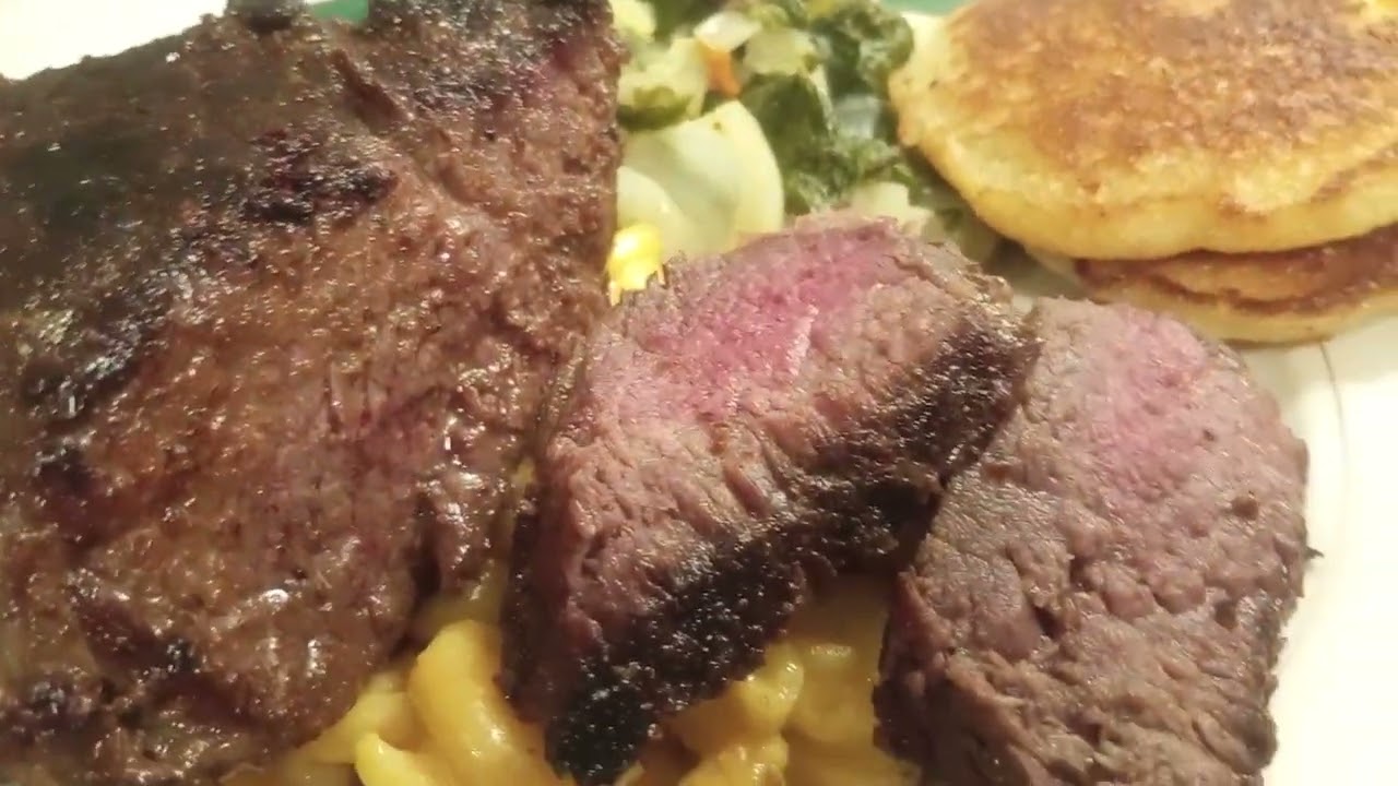 Steak & Leftovers ( cabbage mix, mac & cheese, yams, cornbread ) 1 - 25 - 26