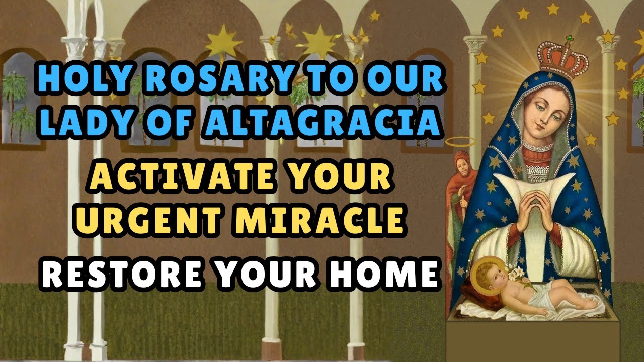 🇩🇴 OUR LADY OF ALTAGRACIA! YOUR PROTECTIVE MOTHER GRANTS YOU A MIRACLE OF LOVE TODAY. ASK FOR IT! ❤️