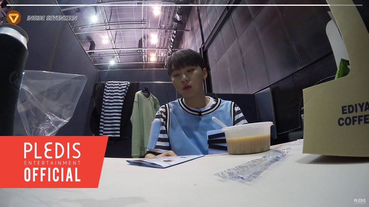 [INSIDE SEVENTEEN] 뿌이로그ㅣ출근길 소소한 일상. 호빵 촬영장. 도시락, 곰탕 먹기.