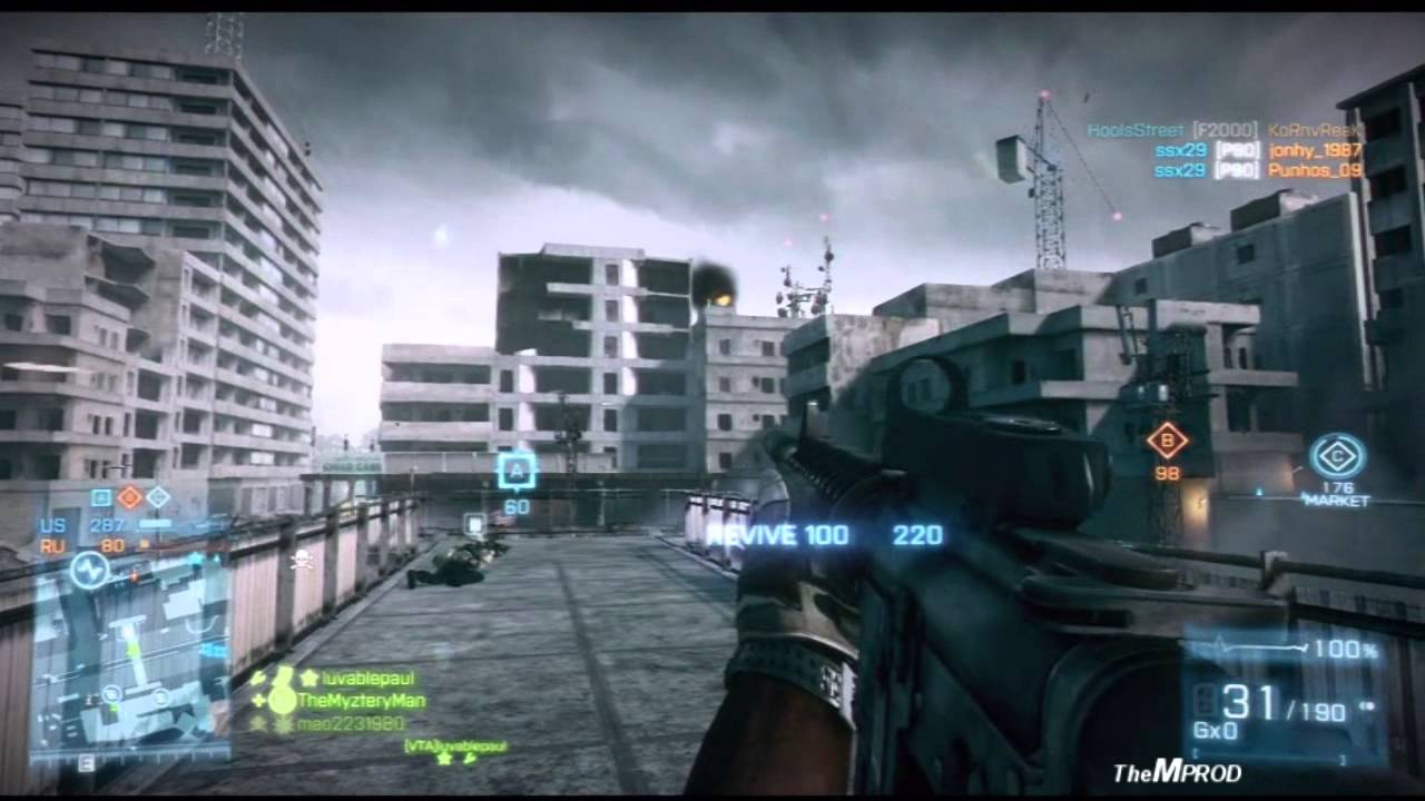 BF3: M16A4 [Montage] Under-used & Underrated!