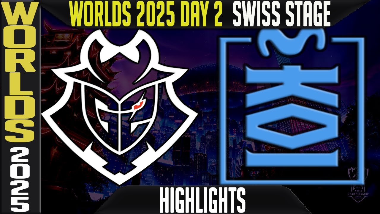 G2 vs MKOI Highlights | Worlds 2025 Day 2 Swiss Stage | G2 Esports vs Movistar KOI