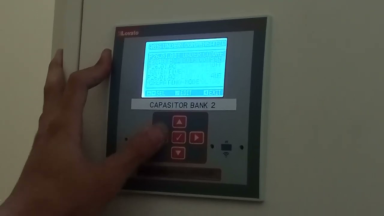 Cara Setting Power Factor Regulator merk LOVATO untuk kapasitor bank