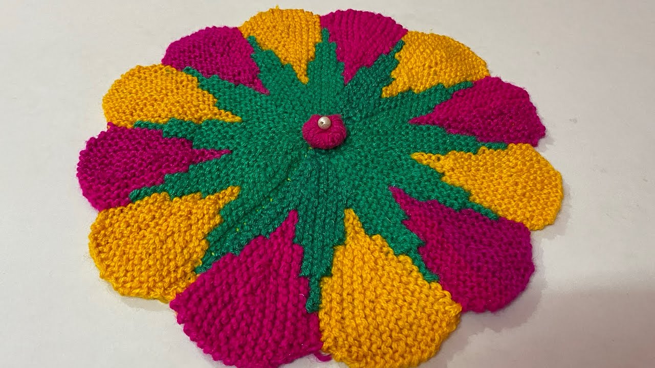 बनाये धमाकेदार 🤩 पेरदान लहरिया design बिलकुल ही आसानी से । How to make New design footmat in hindi