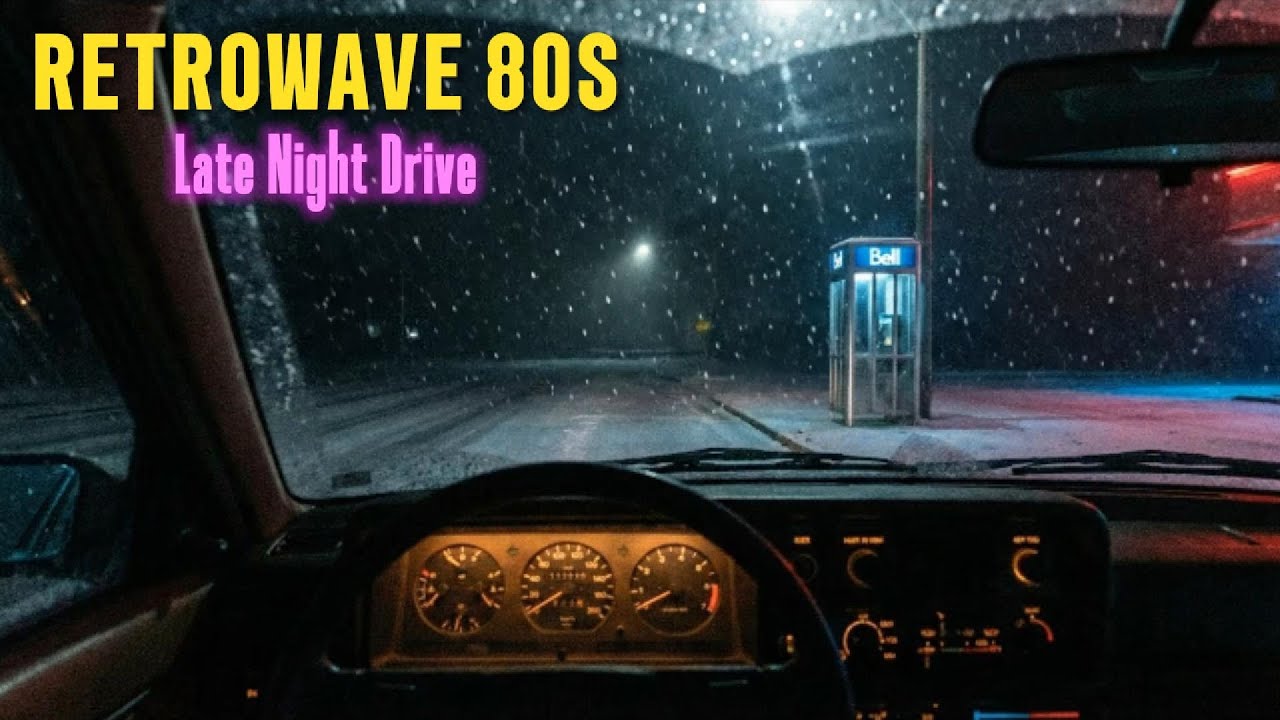 Synthwave Night Drive • Late Night Call, Winter 1986 • 80s Retro Music