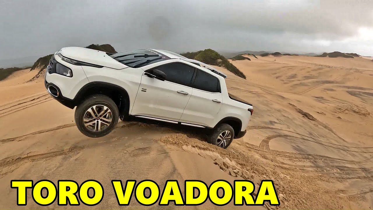 JEEP CHEROKEE E FIAT TORO VOANDO NA DUNA E A RAM FEZ O RESGATE DA SW4!