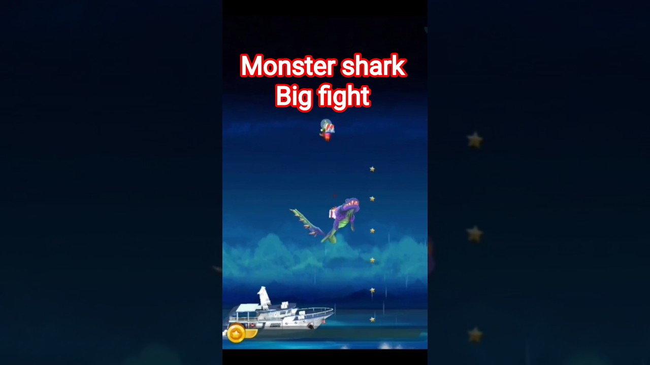 GIANT MONSTER SHARK DESTROYS WARSHIP Ocean Survival Game 