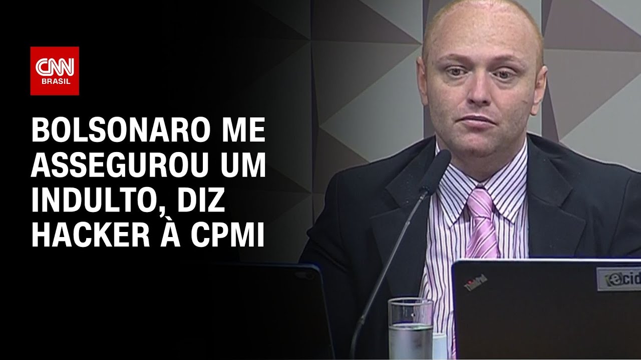 Bolsonaro me assegurou um indulto, diz hacker à CPMI | LIVE CNN