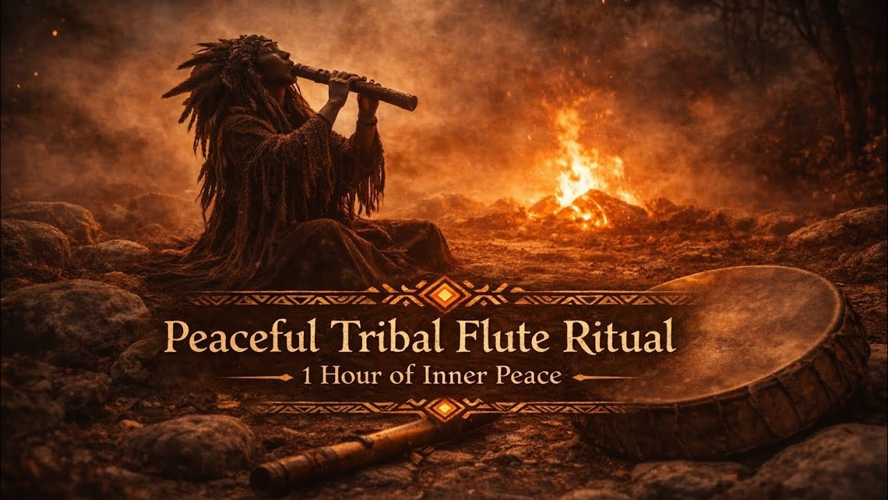 Peaceful Tribal Flute Ritual | 1 Hour Of Inner Peace