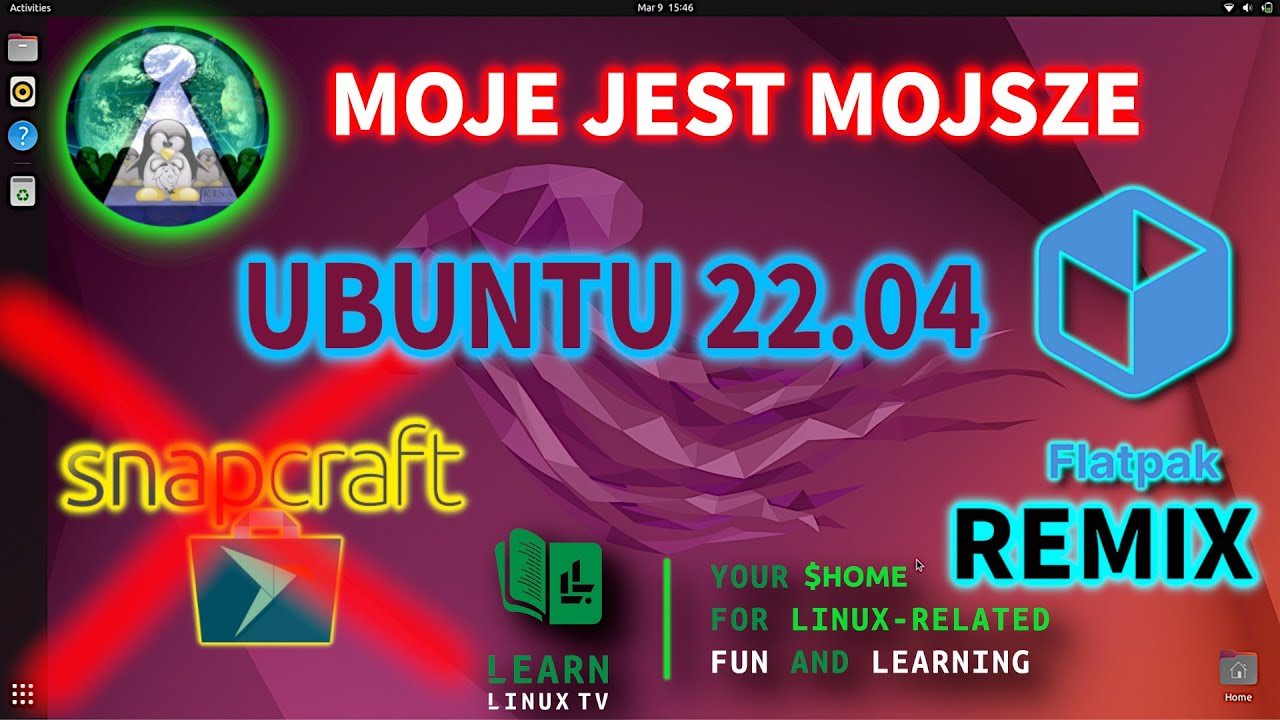 Linux Ubuntu FLATPAK Remix by Jay Lacroix z kanału YouTube Learn Linux TV - moje odczucia.