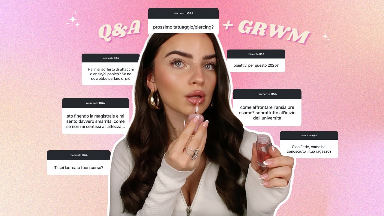 RISPONDO alle Vostre DOMANDE 🎀 | Q&A e GRWM | federica