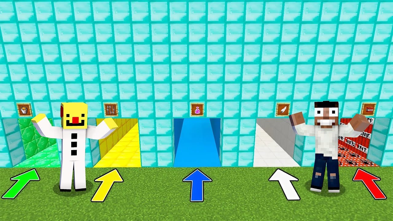 Minecraft, IF You Choose The WRONG CAVE, YOU DIE || Minecraft Mods || Minecraft gameplay