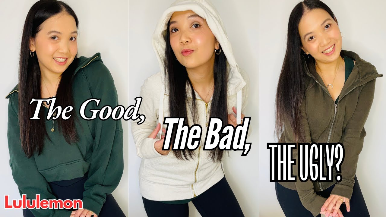 Сравнение толстовок Lululemon Scuba Hoodie || Большие, с полумолнией, плюшевые, с полной молнией