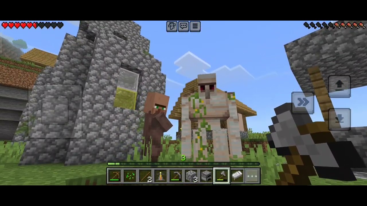 Картошка играет в minecraft