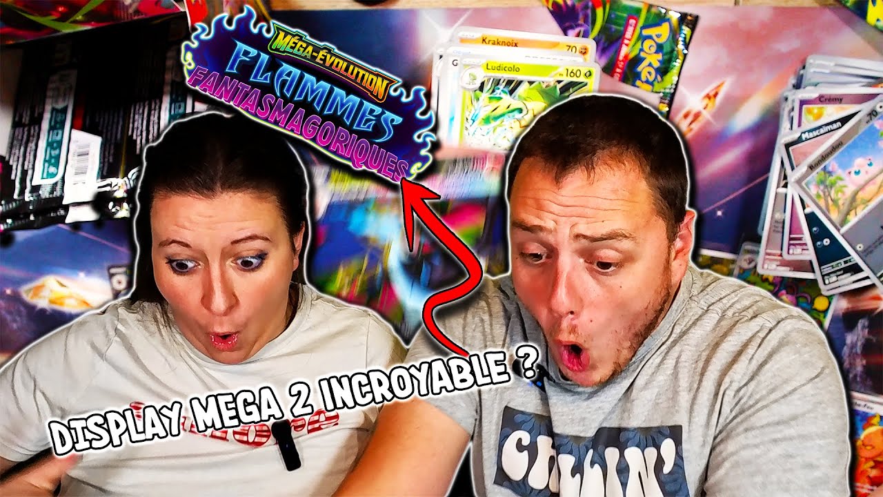 NOUVELLE S&Eacute;RIE Pok&eacute;mon 🔥 M&Eacute;GA : FLAMMES FANTASMAGORIQUES🔥Ouverture d'une DISPLAY (36 Boosters !)