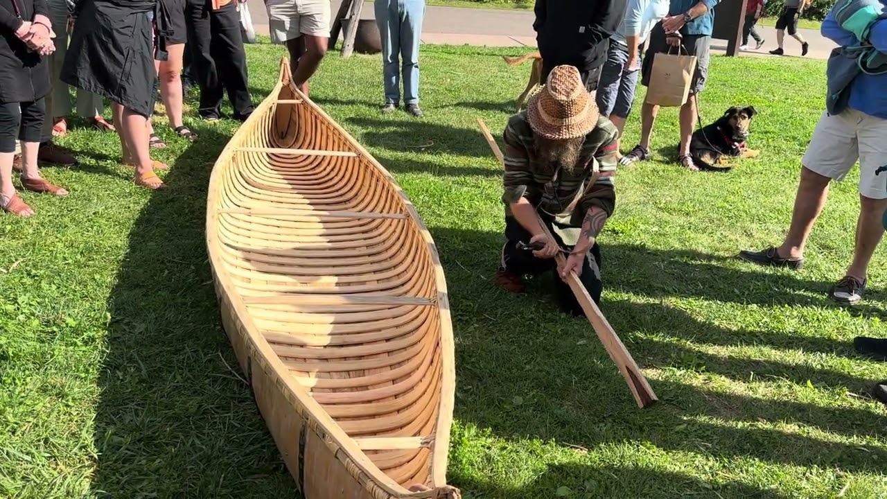 2025: Kevin Finney talks about the 120 year old canoe
