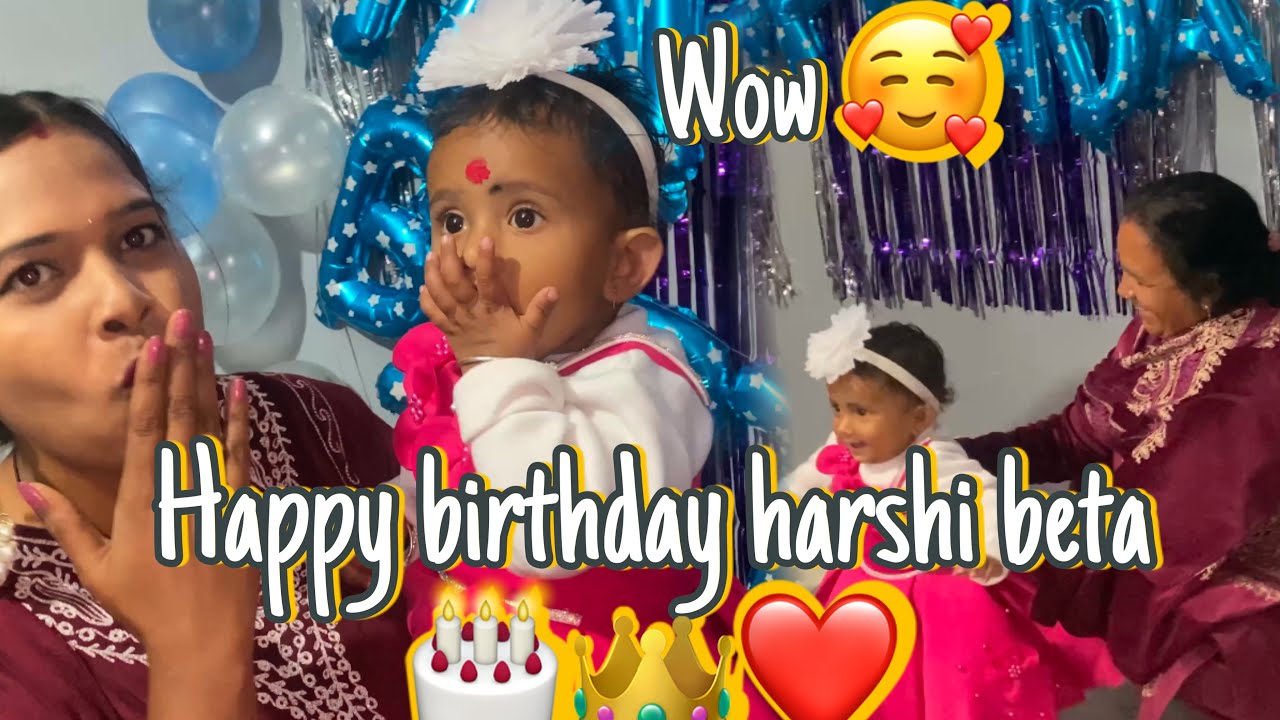 Harshi Ka Birthday Celebration 🎉🎂// Sabne Kiya Enjoy ❤️// #youtube #birthday