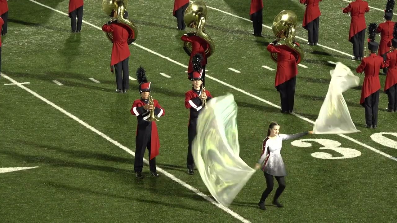 Grafton High School Marching Band at 2024 Williamsburg Marching Band Showcase