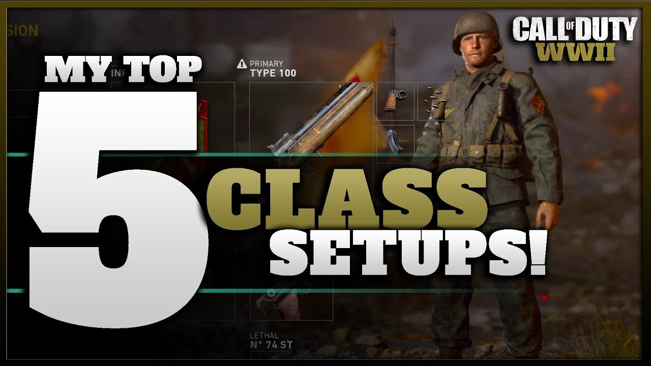My Top 5 Best Class Setups (Divisions) in the CoD WW2 Beta So Far!