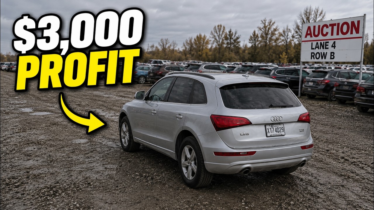 Я нашел самую дешевую Audi Q5 на аукционе и перепродал ее (весь процесс перепродажи)