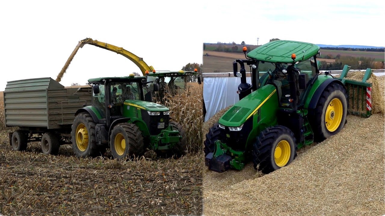 Maisernte 2019 mit John Deere 8400i