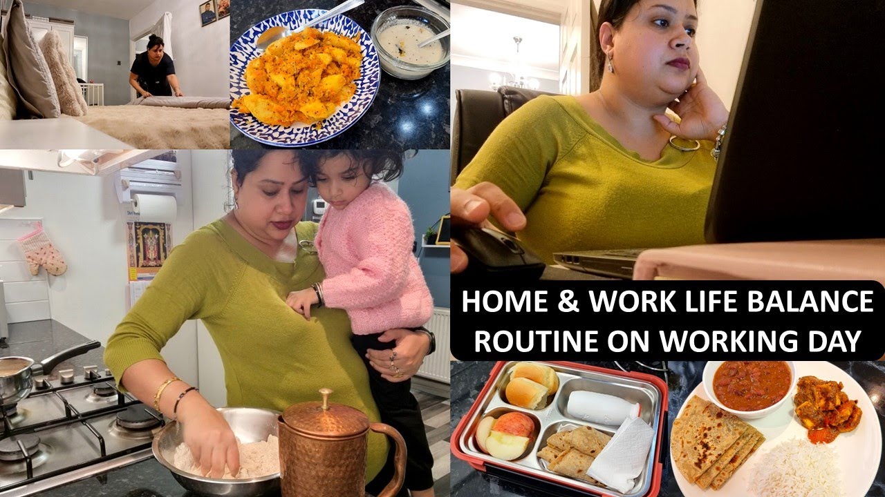 How Do I Manage Home On Working Day? Morning Rush Hours Routine | Tips For Work Life Balance