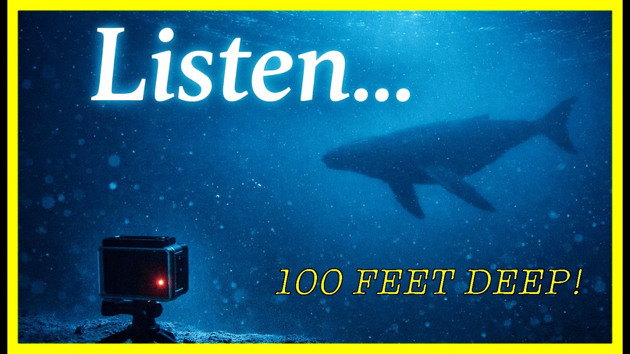 “Rare Whale Songs Recorded Underwater | Deep Sea Soundscape (Relaxing & Real)”