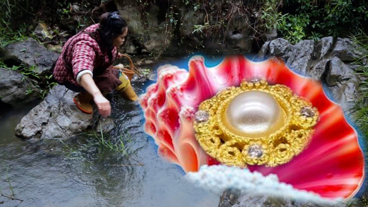 The emerald lake water hides pearl oysters, as well as red pearls # pearls # relax # animals #