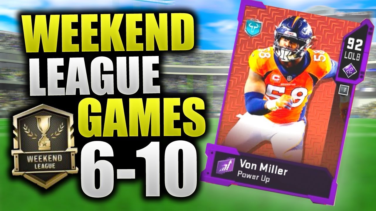 ОДИН АД ЗА ДРУГИМ | Обзор Weekend League | Игровой процесс Madden 20 Ultimate Team Weekend League