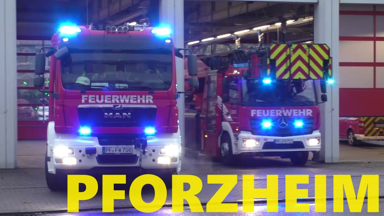 [PFORZHEIM] LÖSCHZUG BF + POLIZEIEINSATZ am HBF und mehr... #MontisEinsatzfahrten