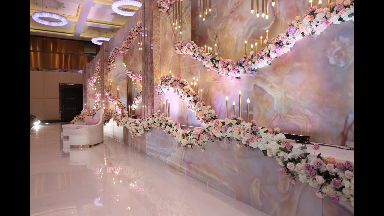 كوشة الماربل من شركة مناسبات لتنظيم الحفلات و الاعراس