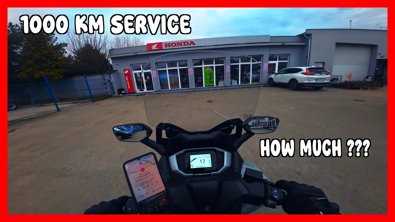 My First Ever Vlog! Honda Forza 125 2025 - 1000km Service, Twisty Roads & Castle Hrušov