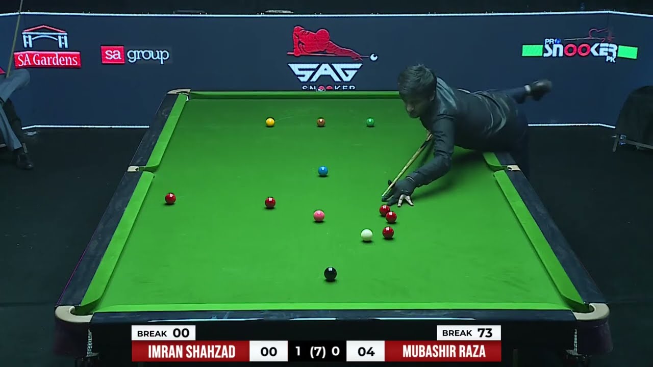 Mubashar Raza vs Imran Shehzad SAG Snooker League Live with Shoaib Arif