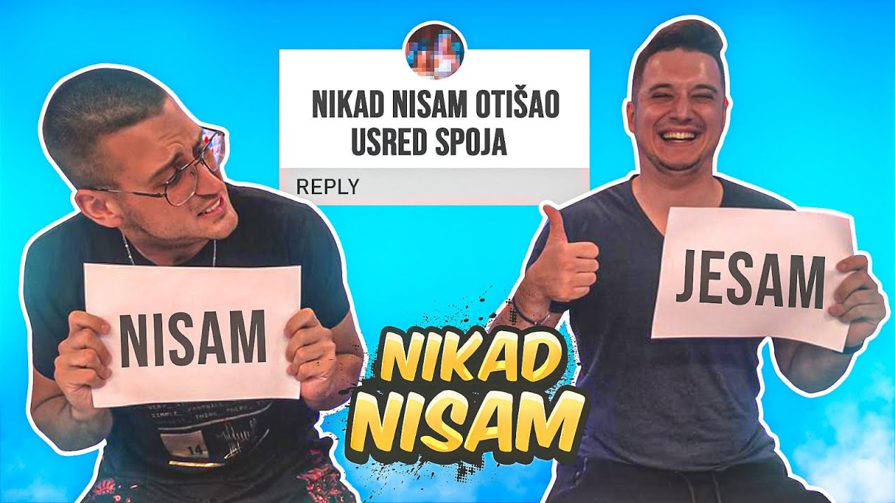 LUCIANO SE NIJE TUŠIRAO DVA TJEDNA!?? | Nikad nisam | Mirsad Kadić & Luciano Plazibat
