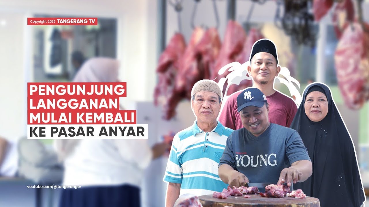 Lebih Bersih, Aman, & Nyaman, Pasar Anyar Tangerang Kembali Dikunjungi Para Langganan [TangerangTV]
