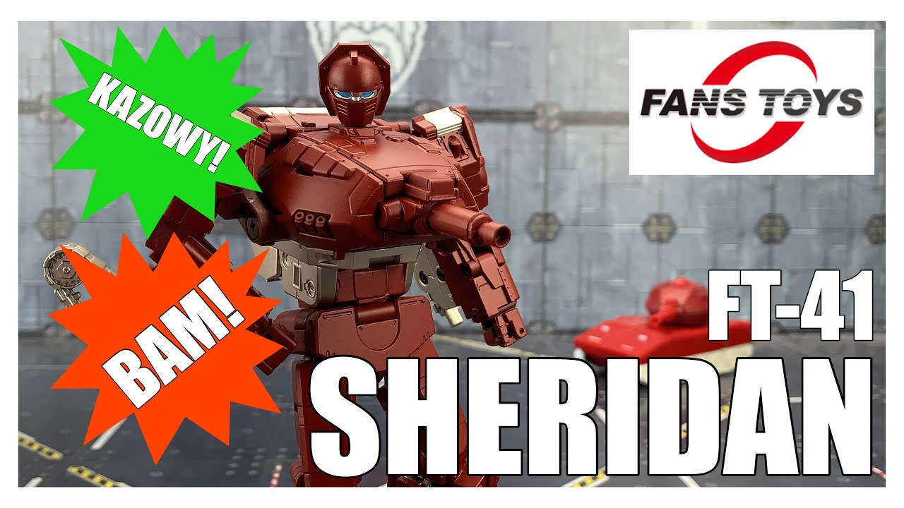 Fans Toys FT-41 SHERIDAN Third Party Transformers Masterpiece Warpath