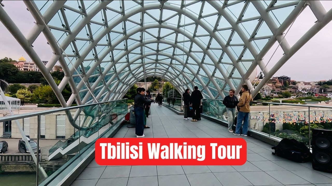 🇬🇪 Tbilisi Walking Tour | Rike Park & Central Station &ndash; Day 9｜Kazakhstan & Georgia Journey