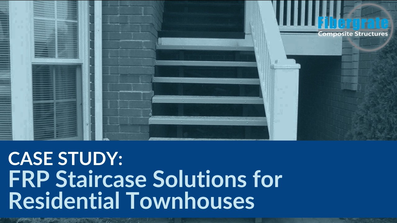FRP Staircase Solutions for Residential Townhouses