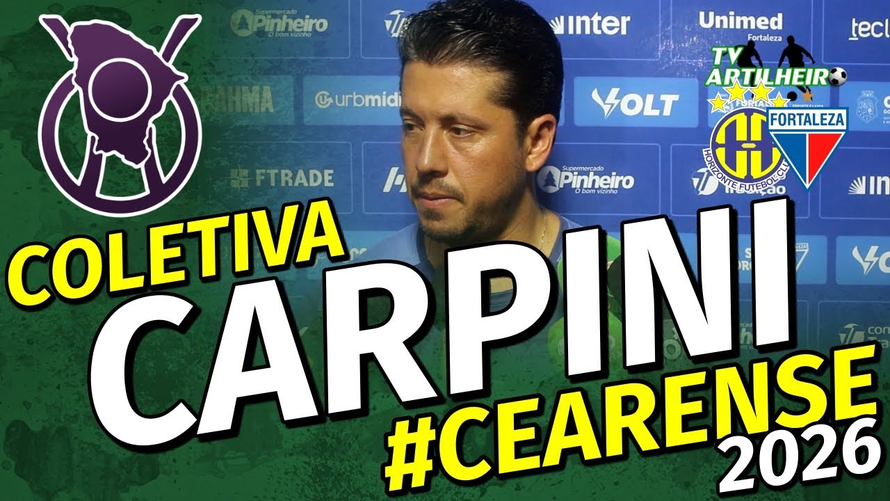 [Cearense '26] Coletiva Thiago Carpini | Pós-Jogo Horizonte 0 X 1 Fortaleza | TV ARTILHEIRO