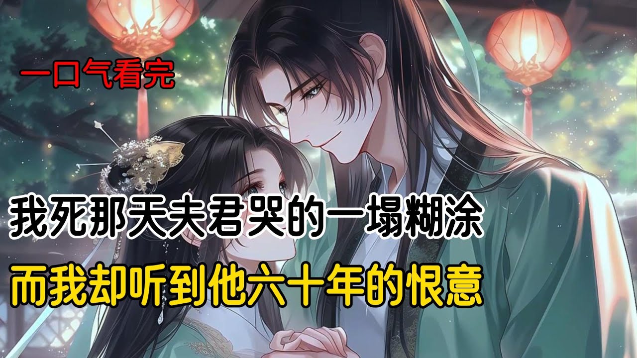 寿终正寝那天，夫君趴在我榻前，哭得一塌糊涂。我怀揣着爱意，闭上双眼。可魂魄弥留之际，却听见了他深藏五十年的恨意#古风小说 #完结文